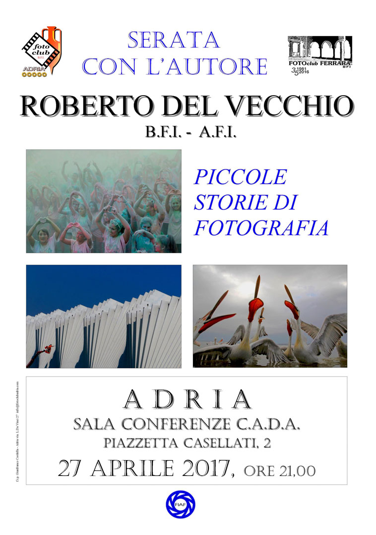 Serata autore: Roberto Del Vecchio